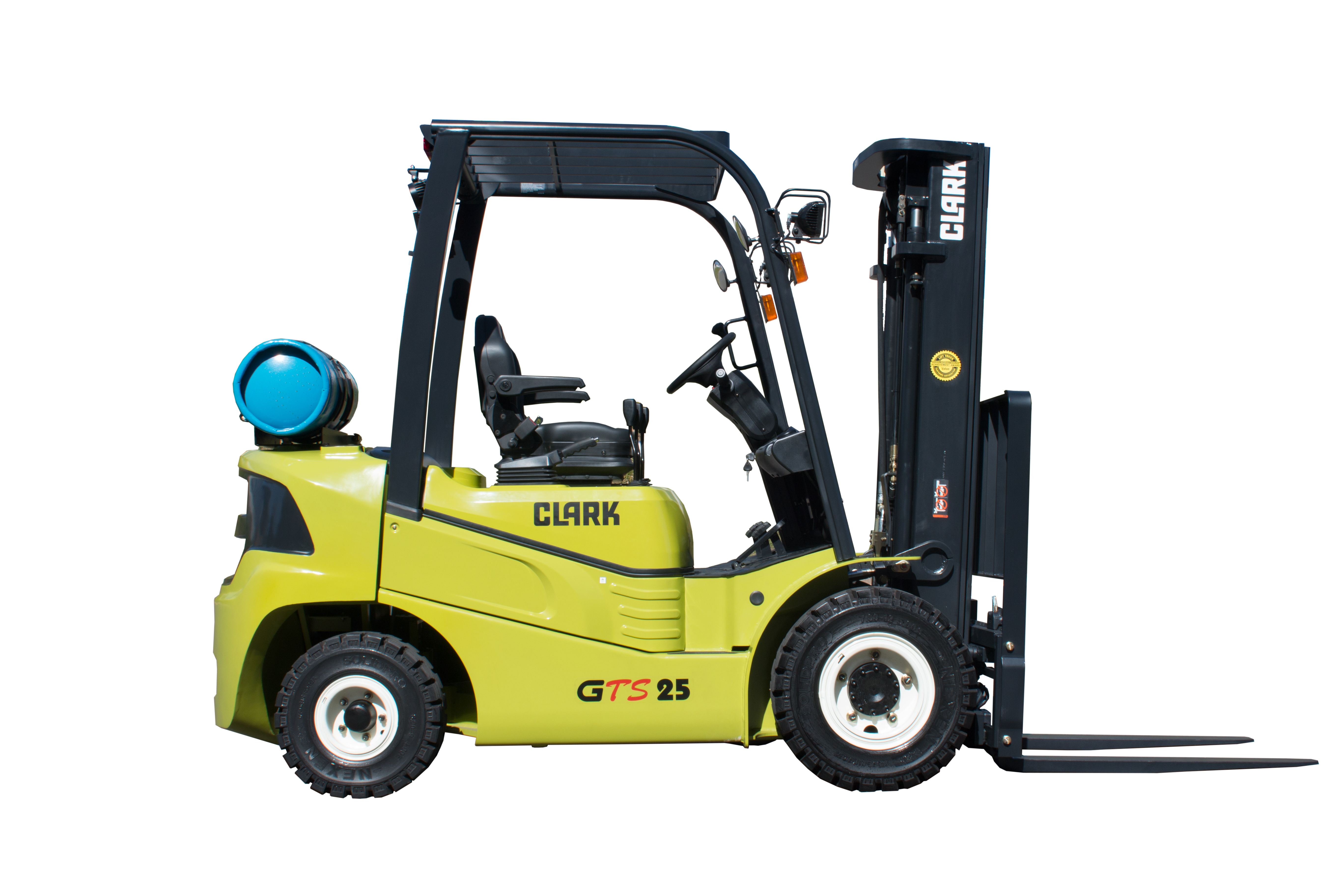 Empilhadeira Clark S25/30/35 — vista frontal